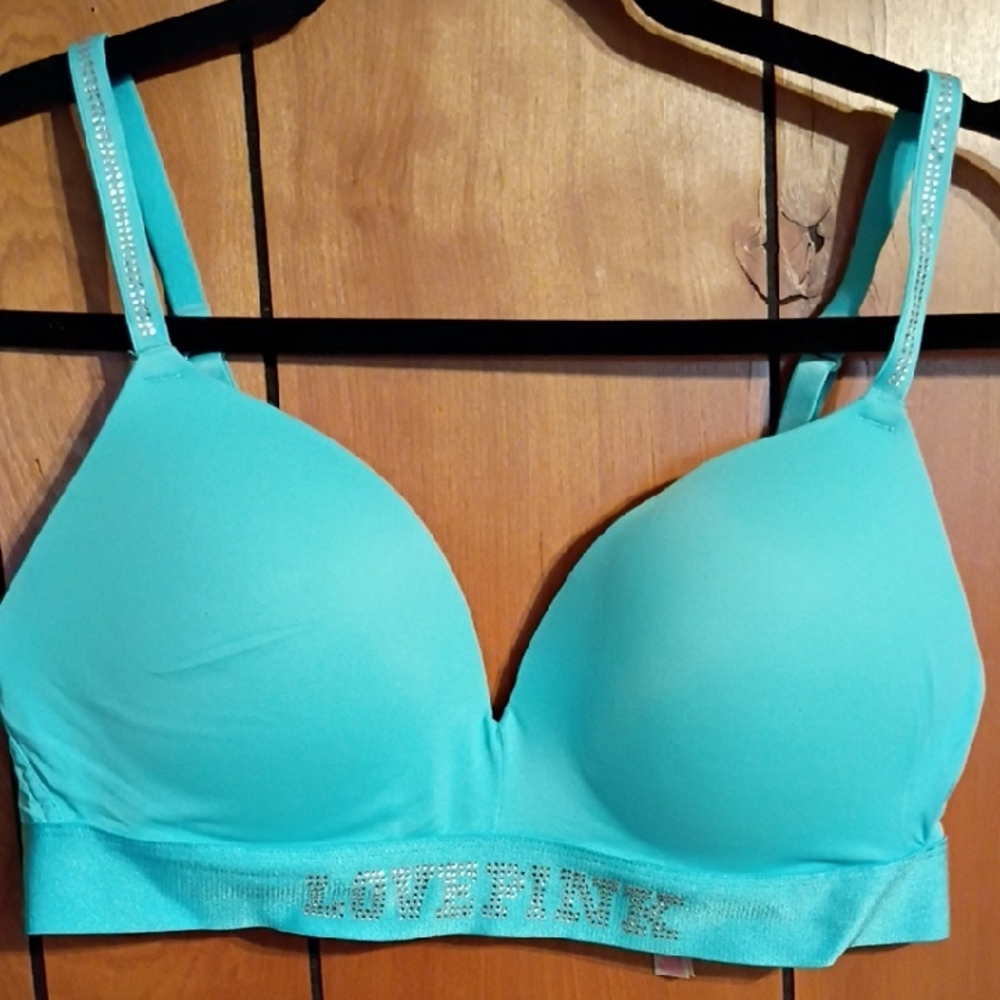 PINK Victoria's Secret Aqua Bra